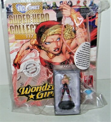 DC Comics Super Hero Collection Eaglemoss 117 w/ Wonder Girl Figure New Sealed 