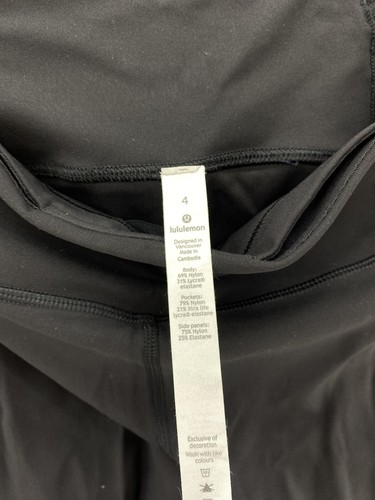NWOT Lululemon Speed Up Tight *Mesh 28" Black | SIZE 4 - 第 9/9 張圖片