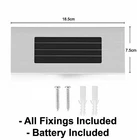 Solar Light House Signs Door Number Sign Light Lamp Front Door Plaque Wall Light