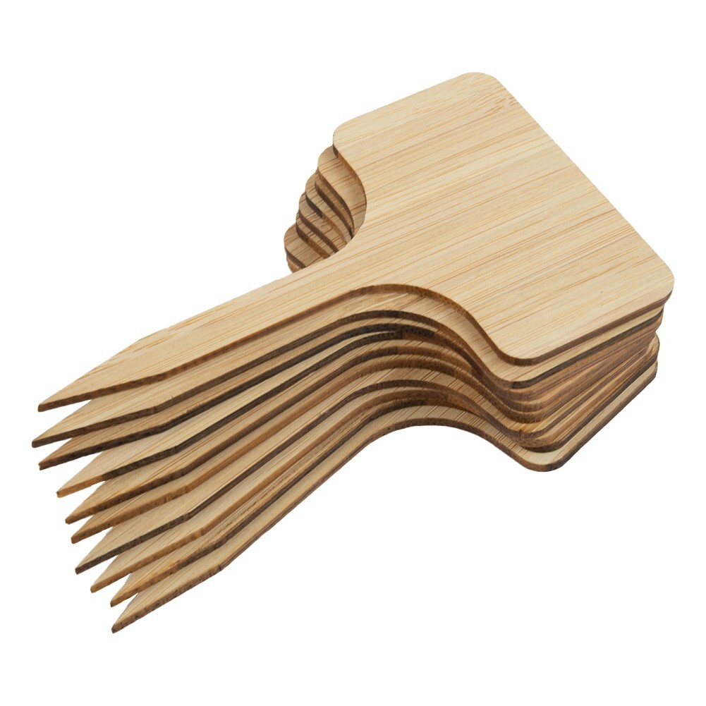 Durable Wooden Plant Labels Ideal for Garden and Potted Herbs 10/50/100