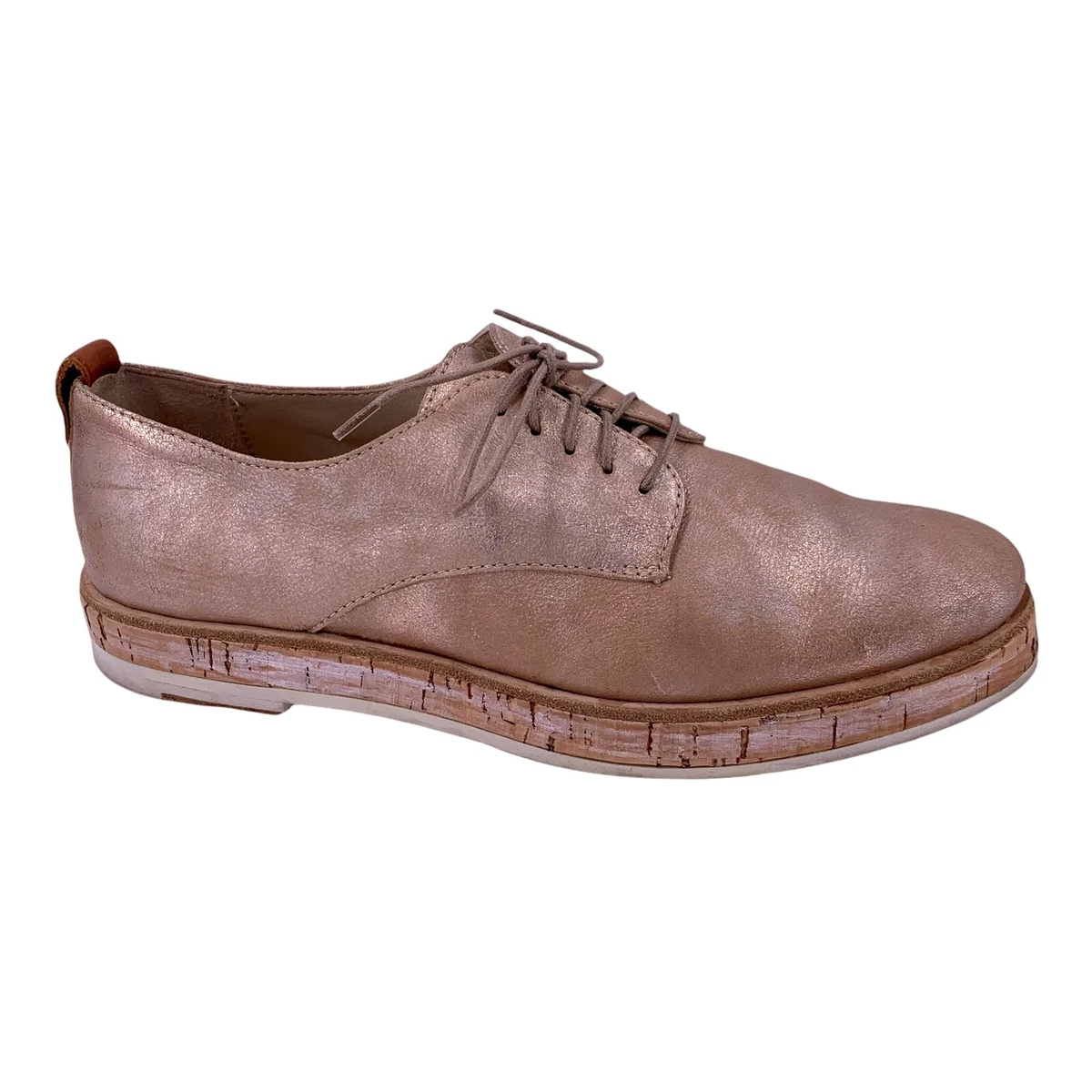 Rose gold platform oxfords sale