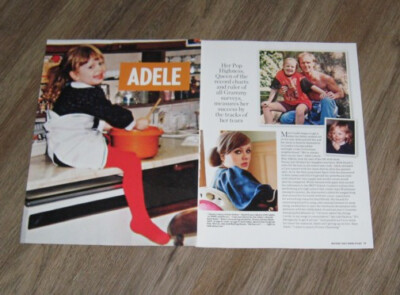 BEFORE THEY WERE STARS Adele Laurie Blue Adkins original TWO pages PHOTOS + text
