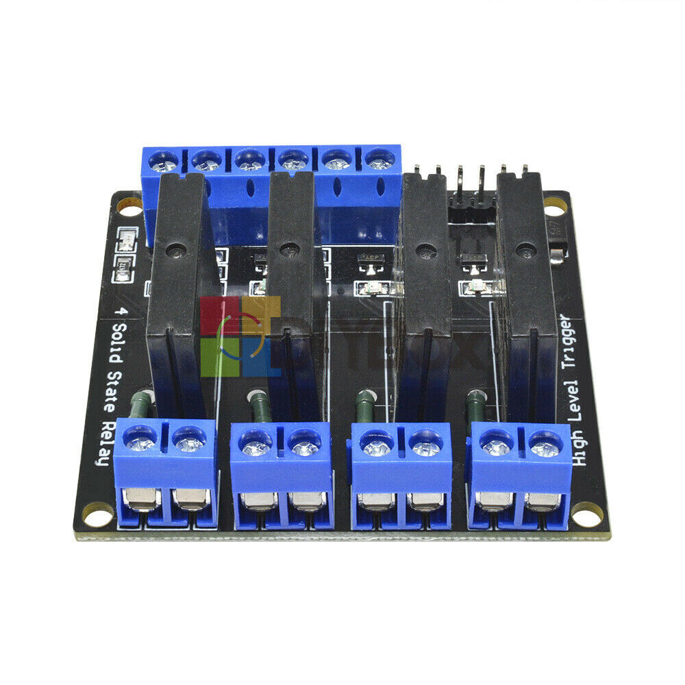 Rpi5 Relay Module SSR Relay Module 5V 4-Channel SSR G3MB-202P Solid State Relay Module ...