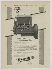 1927 Wisconsin Motor Mfg. Co. Ad: Model K - Better Power Fitted to the Job