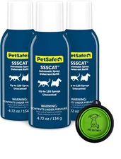 PetSafe SSSCAT PPD00-17622 Refills 3-Pack: Compatible with 1st and 2nd Gen + Cup