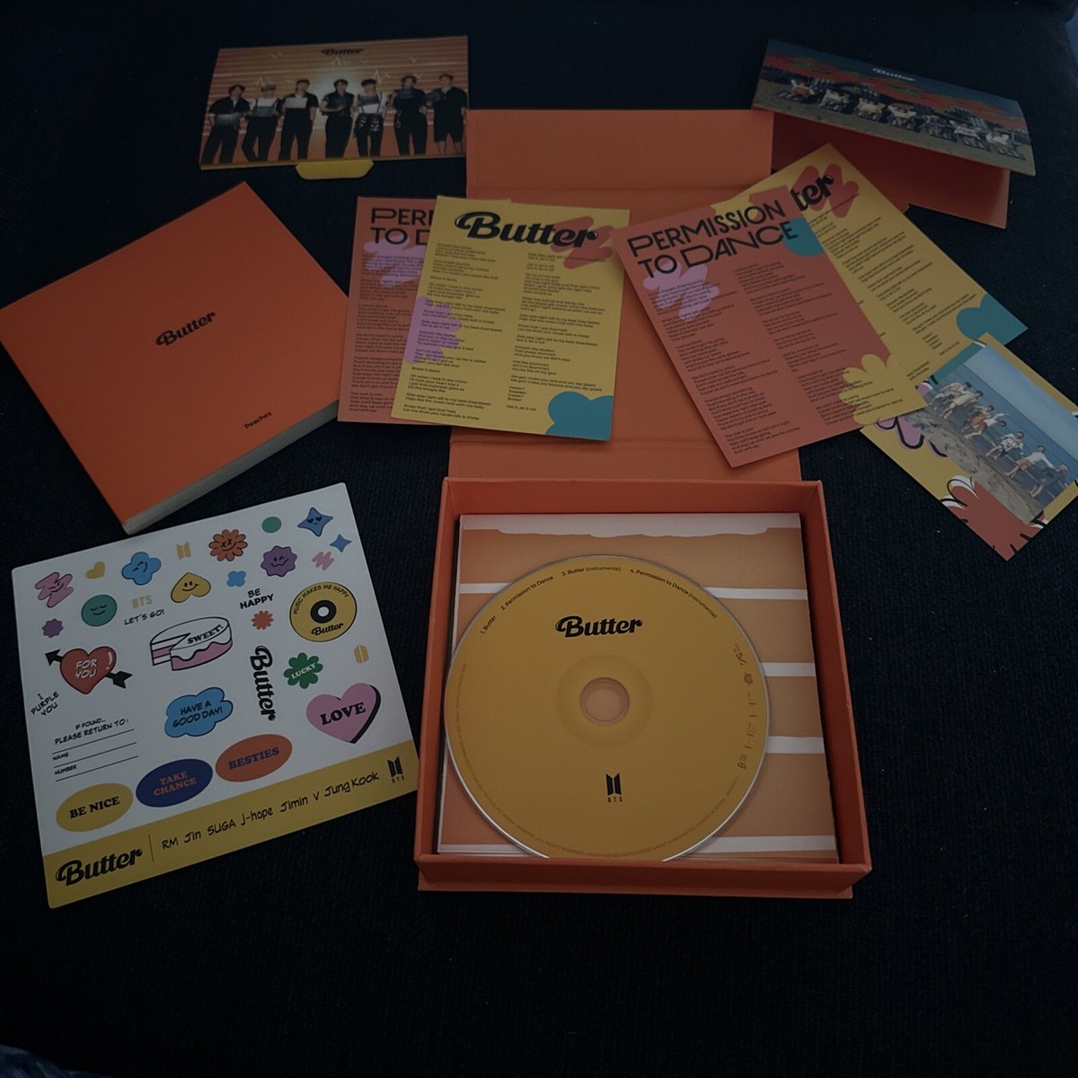 📀 BTS Butter (peaches Version) CD *DISTRESSED BOX* Please See