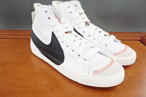 Nike Blazer Mid '77 Jumbo Men's 8.5 White Leather Lace-Up Casual Sneakers Shoes