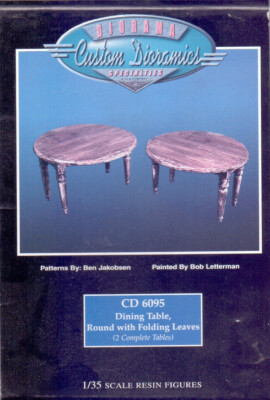 Custom Dioramic 6095 - Dining Table - Round with Folding Leaves - Eßtische