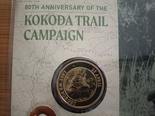 Kokoda Trail Campaign $1.00 coin. 2010 ANDA PNC Limited Edition Of 750 - Picture 6 of 6