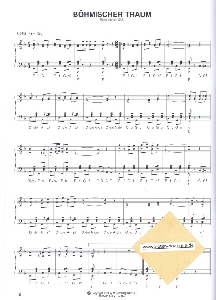 Elegantes Noten Bhmischer Traum Akkordeon Bilder