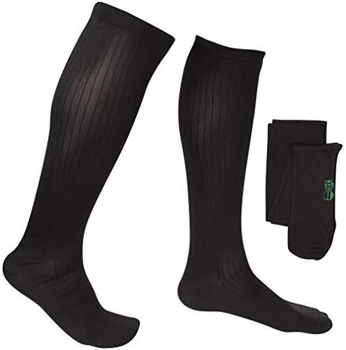 EvoNation Men's Classic Ribbed 8-15 mmHg Compression Socks - 第 1/30 張圖片