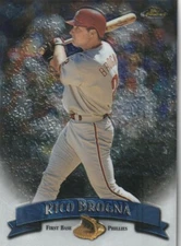FREE SHIPPING-MINT-1998 Topps Finest No Protector Rico Brogna #155 PHILLIES