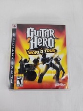 Guitar Hero: World Tour (Sony PlayStation 3, 2008) Complete with Manual CIB PS3