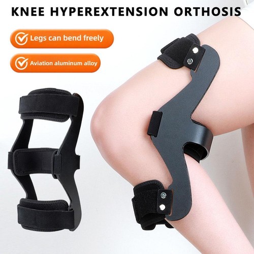 Kniebandage - für Kniehyperextension, verstellbar & leicht Neu Q1