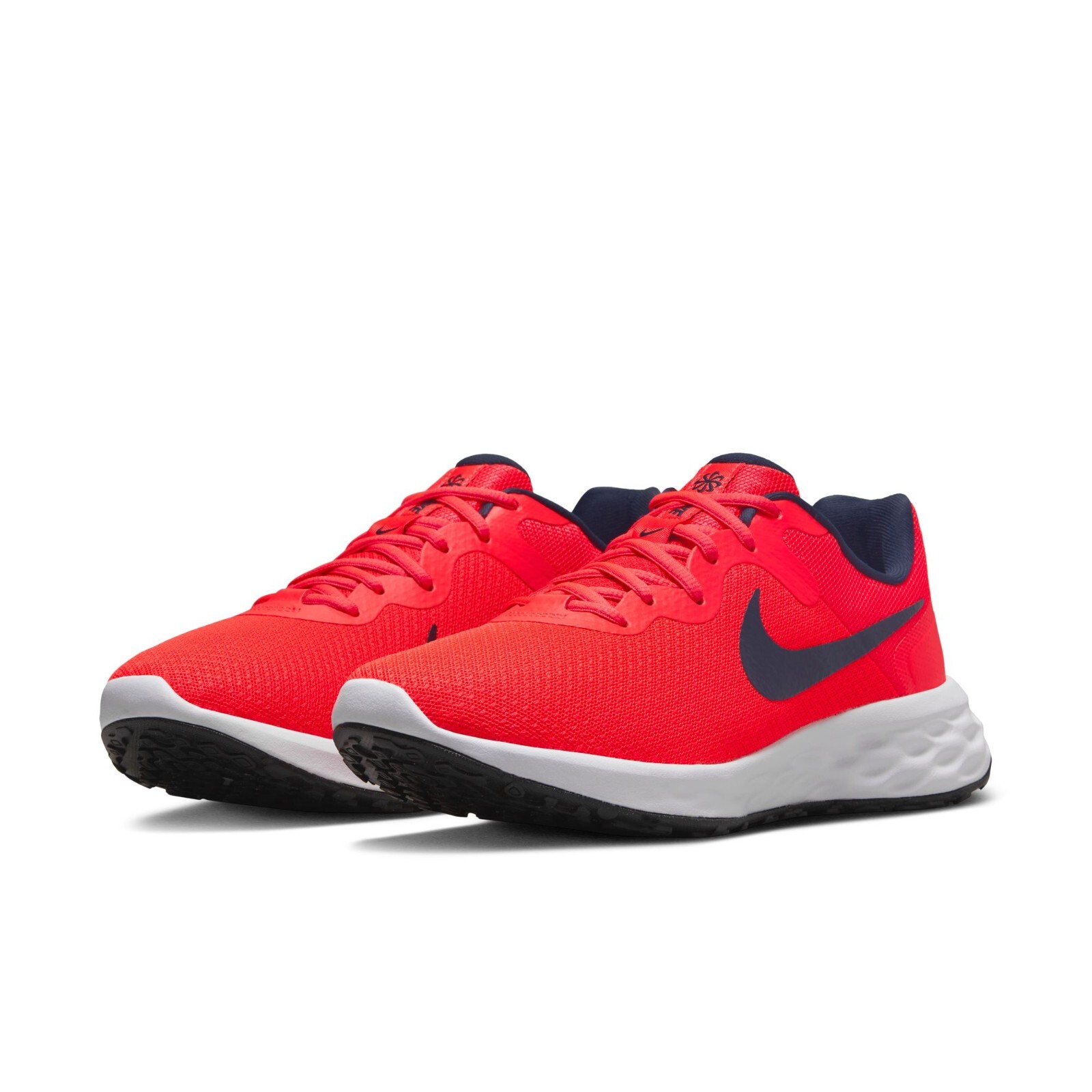 Nike REVOLUTION 6 NN Men's Red Black DC3729601 Athletic Running Shoes