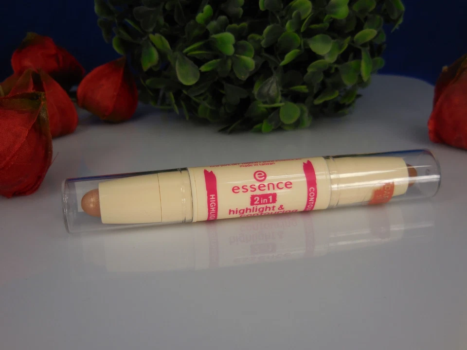 2 STÜCK essence 2 in 1: HIGHLIGHTER & CONTOURING STICK 20 BROWNIE 3g. 1013