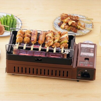 IWATANI Yakitori Grill Gas Stove ABURIYA Robata Yaki CB-ABR-1 Skewers Japan 765044890665|