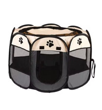 Portable Foldable Pet Tent Kennel Octagonal Fence Puppy Shelter Easy To Use