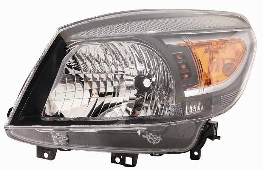 Scheinwerfer Projektor Dx H4 Pred Reg Elec Ford Ranger 2009 Parab Schwarz-image