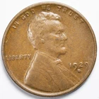 1929-D Extremely Fine (XF) Lincoln Wheat Penny Cent, Denver Mint
