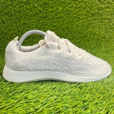 Allbirds Wool Runners Fluffs Womens Size 10 White Running Walking Shoes Sneakers