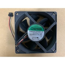 1PC SUNON PMD2412PMB1-A 12CM double ball bearing fan 24v 18.2W cooling fan