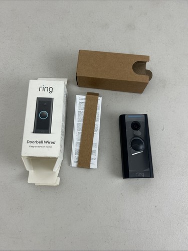 Ring Video Doorbell Wired - Black