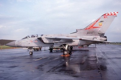 AIRCRAFT SLIDE N3907 ROYAL AIR FORCE TORNADO F3 FIREBIRDS reg ZG774