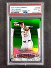 2025 Topps Chrome #YQ-29 Paul Skenes YouthQuake Green Refractor /99 PSA 10 Gem
