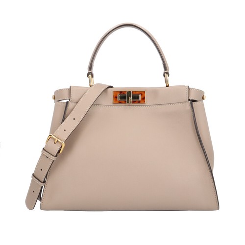 FENDI medium Shoulder Bag Cross Body 8BN290 leather Peek-a-boo regular used