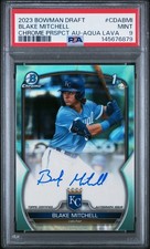 2023 Bowman Draft - Chrome Aqua Lava Refractor #BDC-133 Blake Mitchell /199 (RC)