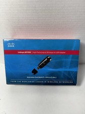 Linksys AE1000 Dual-Band Wireless-N USB Adapter with Dock  CD   Cisco