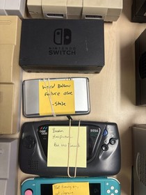 LOT *BROKEN/AS IS* NINTENDO CONSOLES/CONTROLLER-(S)NES,64,GC,WII,SWITCH,3DS,SEGA