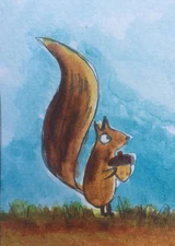 Aceo Original Mixed Media Art