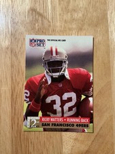 1991 Pro Set               Ricky Watters              # 774           RC