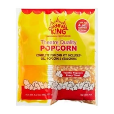 Carnival King All-In-One Popcorn Kit for 4 oz. Popper - 24/Case.