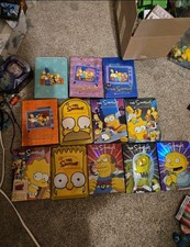 The Simpsons DVD Set 2-10 and 12-14 Complete Seasons Collector's Edition Lot