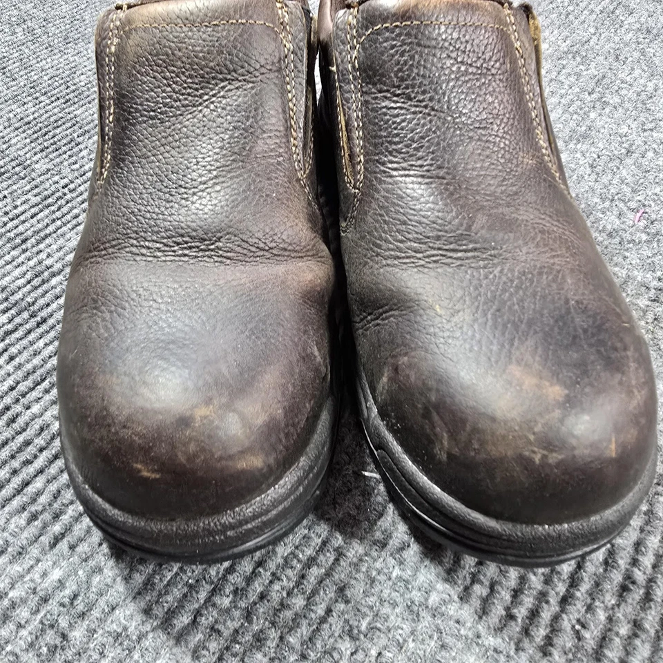 Timberland PRO Titan Zapatos de Puntera de Seguridad para Hombres Talla 9 Marrón Sin Cordones Trabajo 53534 Foto 2 de 4