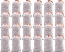 24 Pack Cedar Sachets Bags, 3.1 x 4.3 Inch Aromatic Red Cedar Chips Sachets for