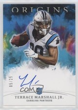 2021 Panini Origins Rookie Turquoise 5/25 Terrace Marshall Jr #RA-TM Auto 0tw4
