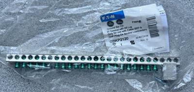 NEW Eaton GBKP2120 Ground Bar Kit PON BR CH Load center 21 Terminal w/ 2/0 Lug