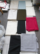 11x Stoffpaket Stoffreste verschieden Farben verschiedene Stoffe Nähen (3) TOP