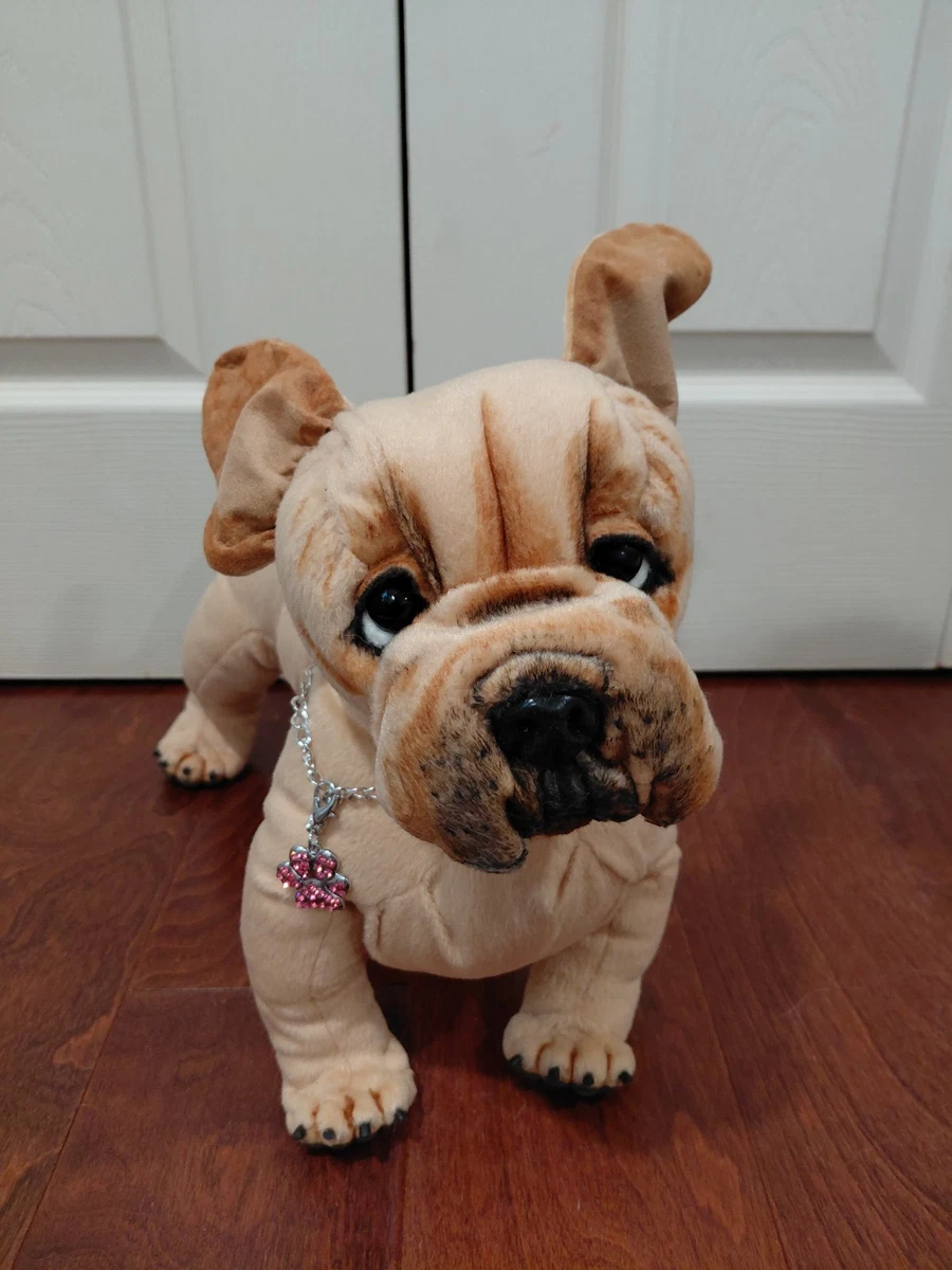 lilizzhoumax Perro Bulldog inglés Peluche 30cm/12 Lindas muñecas de Relleno de roedores, Lindo Perro Peluche Suave Relleno Juguetes De Animales Salvajes, Regalo para Amigos Y Niños lilizzhoumax Perro Bulldog inglés Peluche 30cm/12 Lindas muñecas de Relleno de roedores, Lindo Perro Peluche Suave Relleno Juguetes De Animales Salvajes, Regalo para Amigos Y Niños