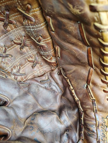 Raro guanto da baseball vintage anni 60/70 MacGregor KCX canguro a mano LHT - Foto 12 di 23