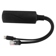 2.5kV Active PoE Splitter TYPE C Power Over Ethernet Gigabit for Raspberry Pi 4