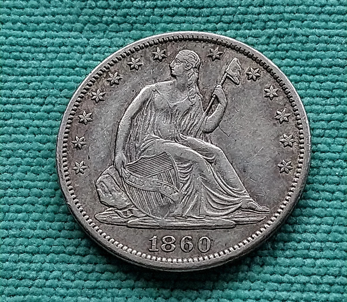 1860 Year Seated Liberty US Half Dollars (1839-1891) for sale | eBay