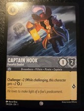Captain Hook - Forceful Duelist 174/204 Common The First Chapter Disney Lorcana