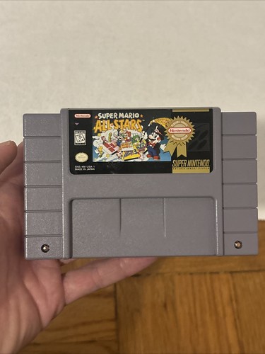 Cartucho auténtico probado Super Mario All-Stars (Super Nintendo, SNES) - Imagen 3 de 8