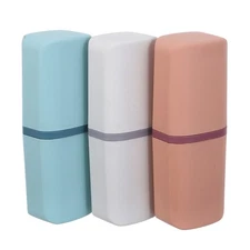 3 PCS Toothbrush Holder Travel Bulk Holders and Toothpaste Container