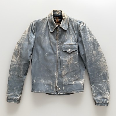 HARLEY-DAVIDSON ボンバージャケット グレー 1950's Harley Davidson 
